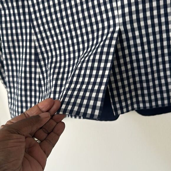 J. Crew Puckered Gingham Blazer Jacket 14 - Picture 7 of 10